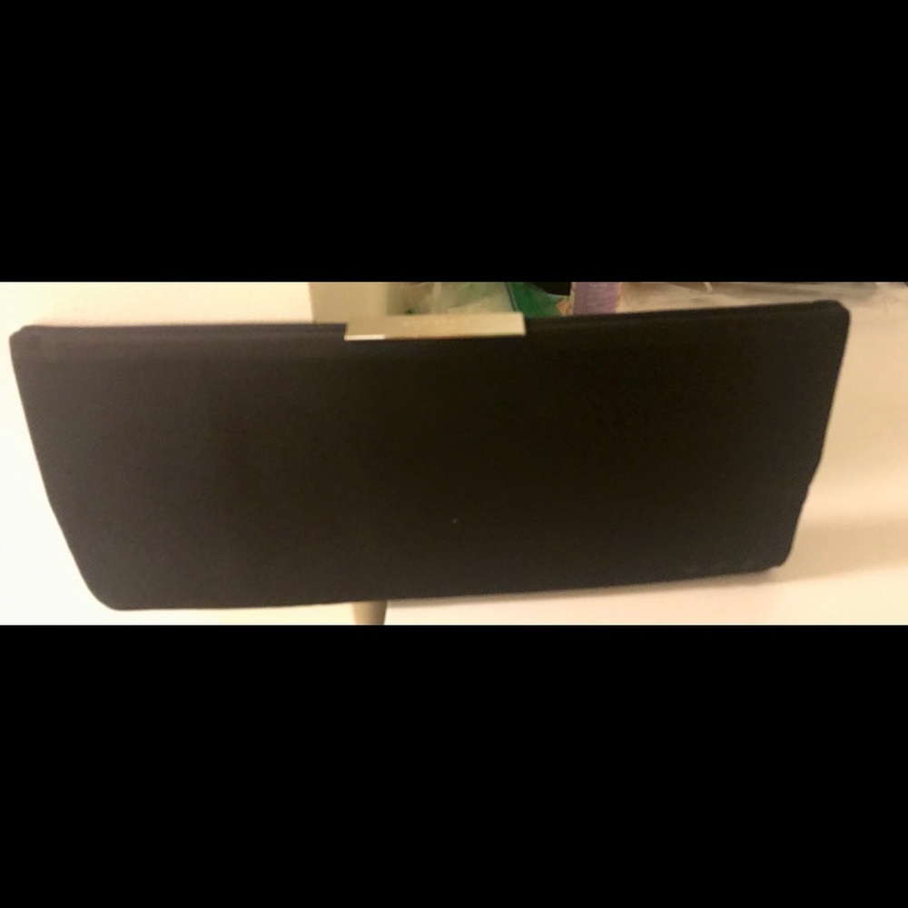 Kate Spade Black Satin Clutch